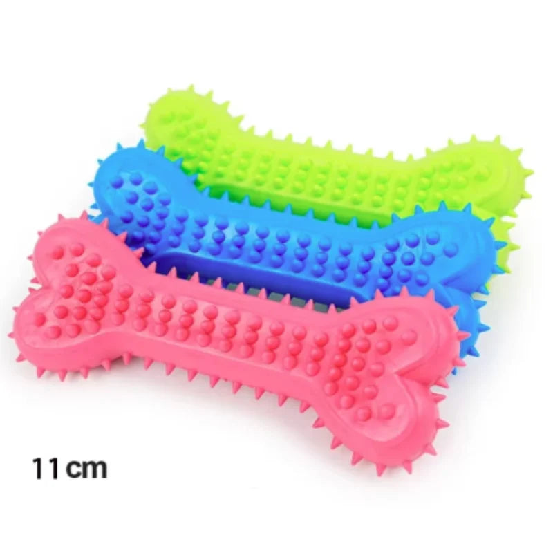 Dog Teething Toy, TPR Chew Stick & Treat Dispensing Toy