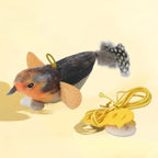 Interactive Bird Cat Toy – Teaser with Catnip