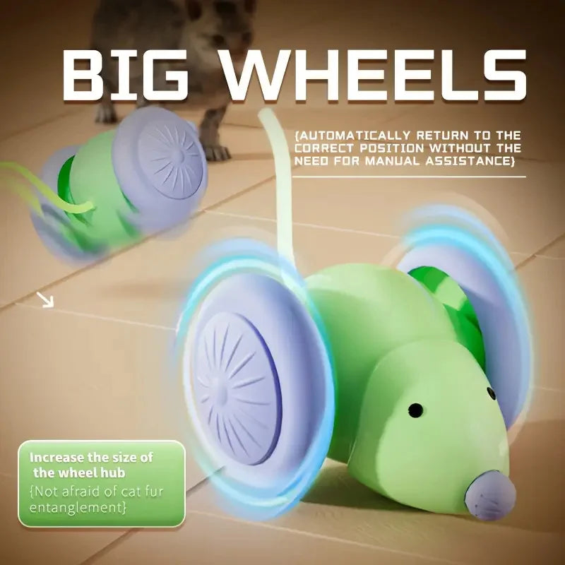 Automatic Interactive Cat Toy Ball – USB Rechargeable Rolling Toy