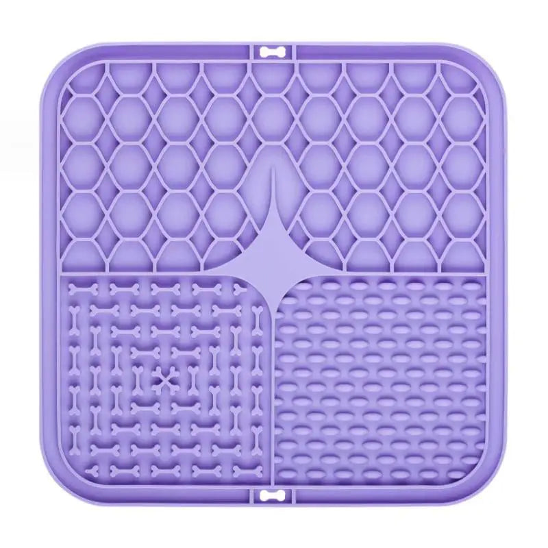 Dog Lick Mat Silicone Slow Feeder for Bathing & Training