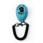 Dog Training Clicker Plastic Adjustable Wrist Strap Pet Trainer
