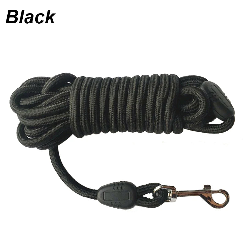 Long Dog Training Leash – 5M/10M/15M Nylon Recall Lead