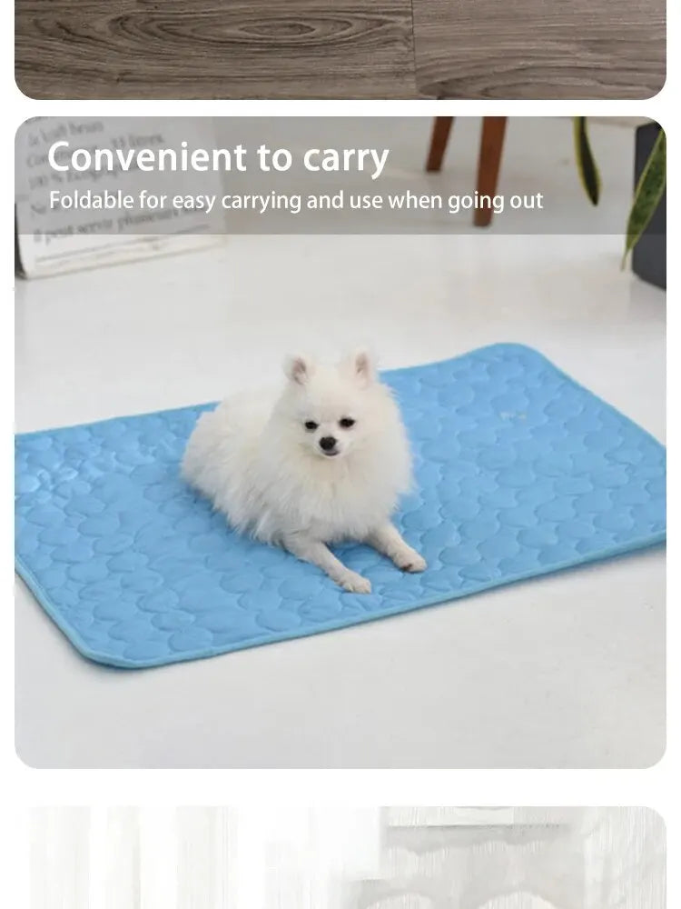 Cat Cooling Mat – Summer Ice Pad for Cats & Small Dogs