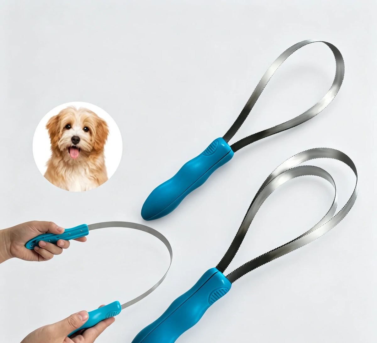 Pet Hair Removal Brush for Dogs & Cats – Adjustable Grooming Tool