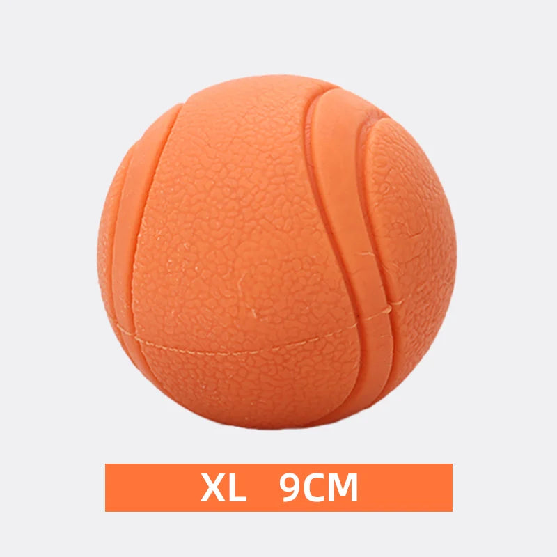 Rubber Dog Ball, Bite-Resistant Chew Toy for Puppies & Dogs