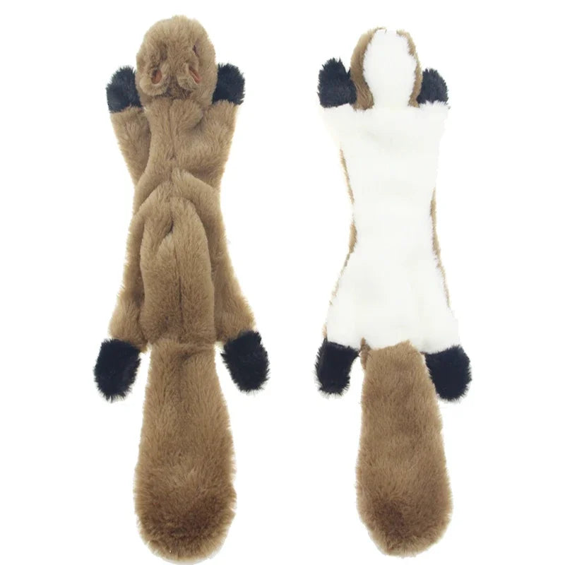 Dog Squeak Toy – 45cm Plush Crinkle No Stuffing Animal Toy