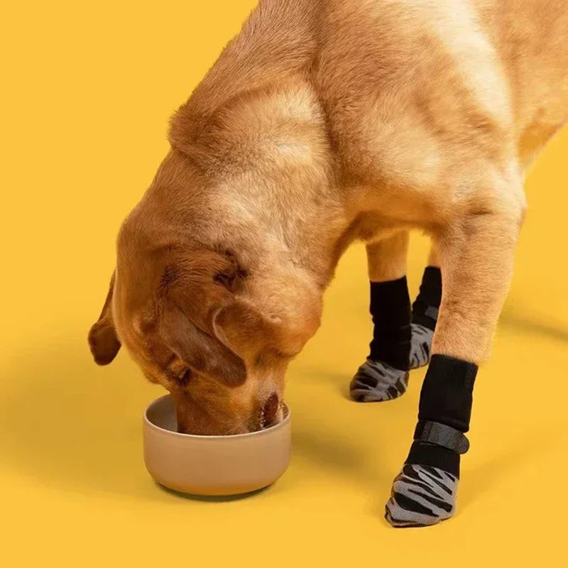 Dog Socks with Straps – Anti Slip Paw Protector for Indoor Floors