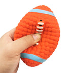 Squeaky Dog Ball, Rubber Interactive Chew & Training Toy