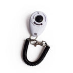 Dog Training Clicker Plastic Adjustable Wrist Strap Pet Trainer