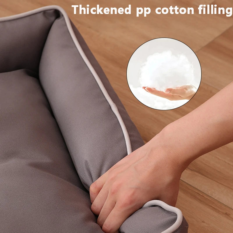 Waterproof Dog Bed – Thick Non-Slip Sofa Bed for Large Dogs & Cats