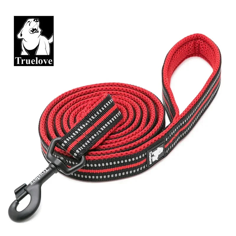 Nylon Dog Leash – Reflective Padded 200cm Walking Lead