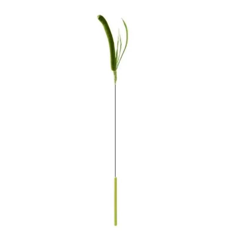 Feather Cat Wand – Flexible Interactive Teaser Toy for Cats
