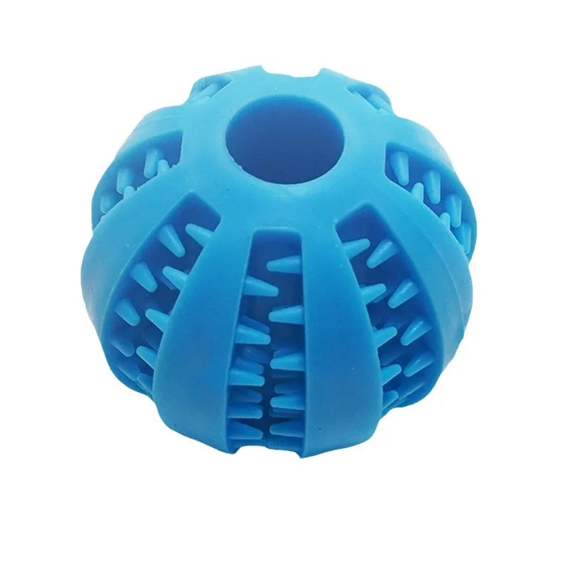 Dog Teething Toy – Rubber Chew Ball & Interactive Puzzle Toy