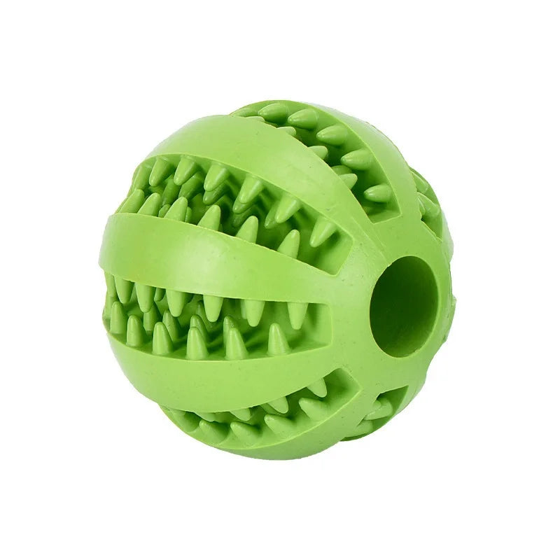 Treat Dispensing Dog Ball – Interactive Rubber Puzzle Toy