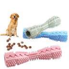 Dog Teething Toy, TPR Chew Stick & Treat Dispensing Toy