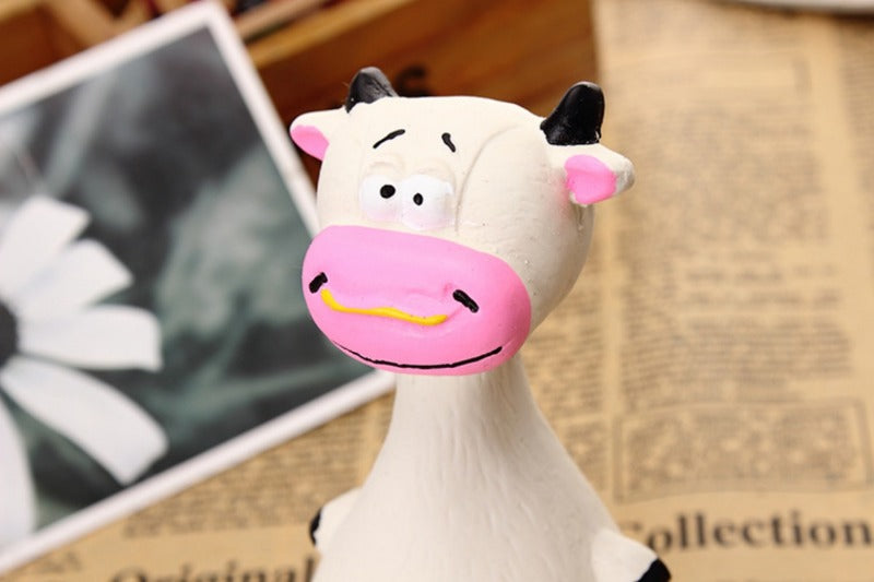 Dog Chew Toy Rubber Squeaky Dental Toy for Dogs & Cats  Character count: 55