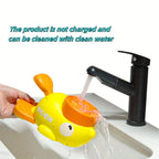 Interactive Cat Feeder – Manual Food Dispenser Duck Design