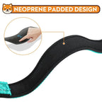 Adjustable Dog Collar, Soft Padded Nylon Collar with Buckle