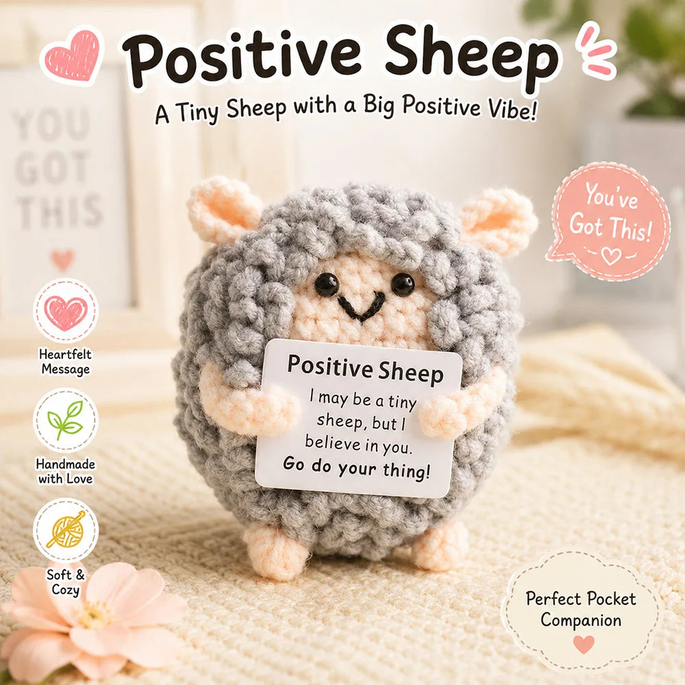 Crochet Plush Pocket Hug Doll, Handmade Mini Plush Gift