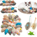 Catnip Mouse Toy for Indoor Cats – Plush Interactive Cat Toy
