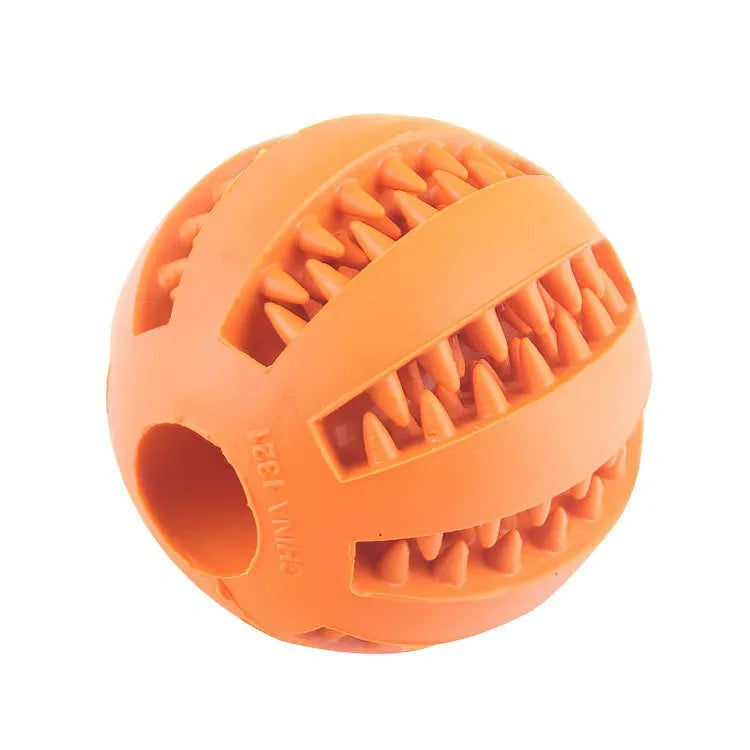 Dog Treat Ball Rubber Chew Toy Food Dispenser for Dogs
