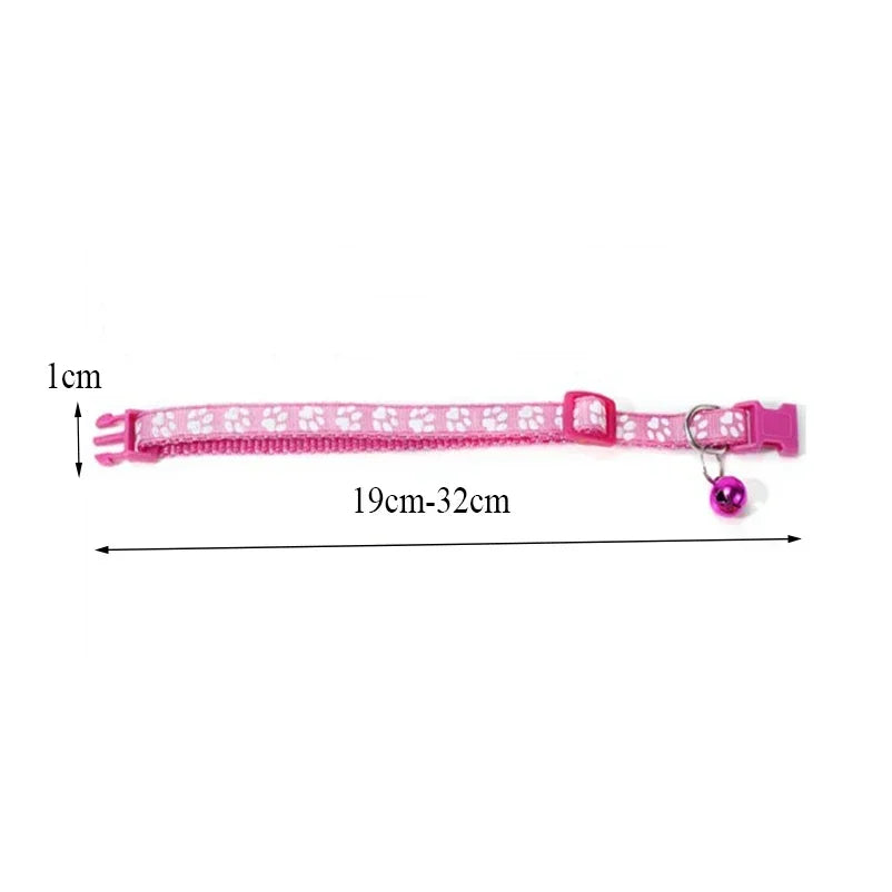 Cat Collar With Bell – Adjustable Colorful Collar for Kittens