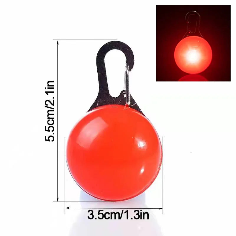 Rechargeable Dog Collar Light – LED Pet Safety Pendant