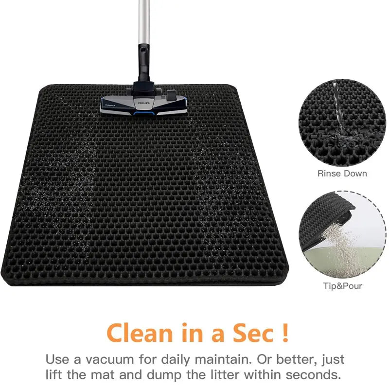 Cat Litter Mat – Waterproof Double Layer Litter Catcher