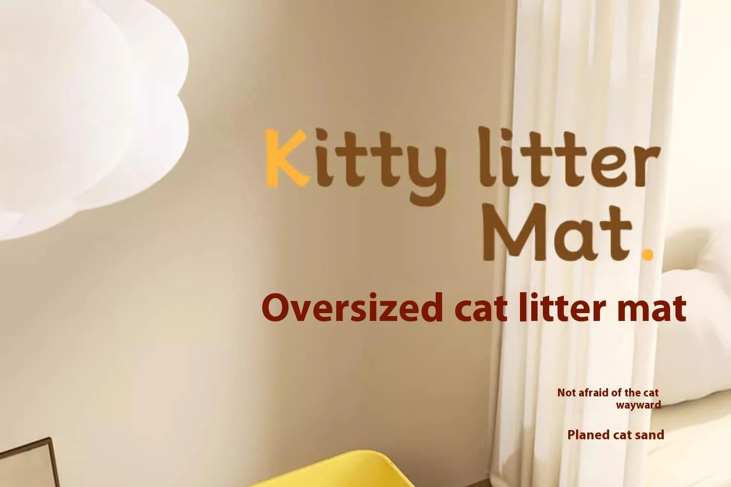 Extra Large Cat Litter Box Mat – Waterproof Washable Honeycomb Design