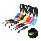 Reflective Dog Leash Heavy Duty Nylon Padded Handle
