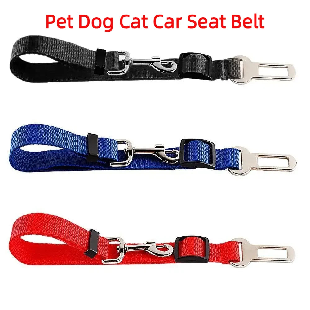 Dog Car Seat Belt Adjustable Nylon Safety Harness for Pet Travel
