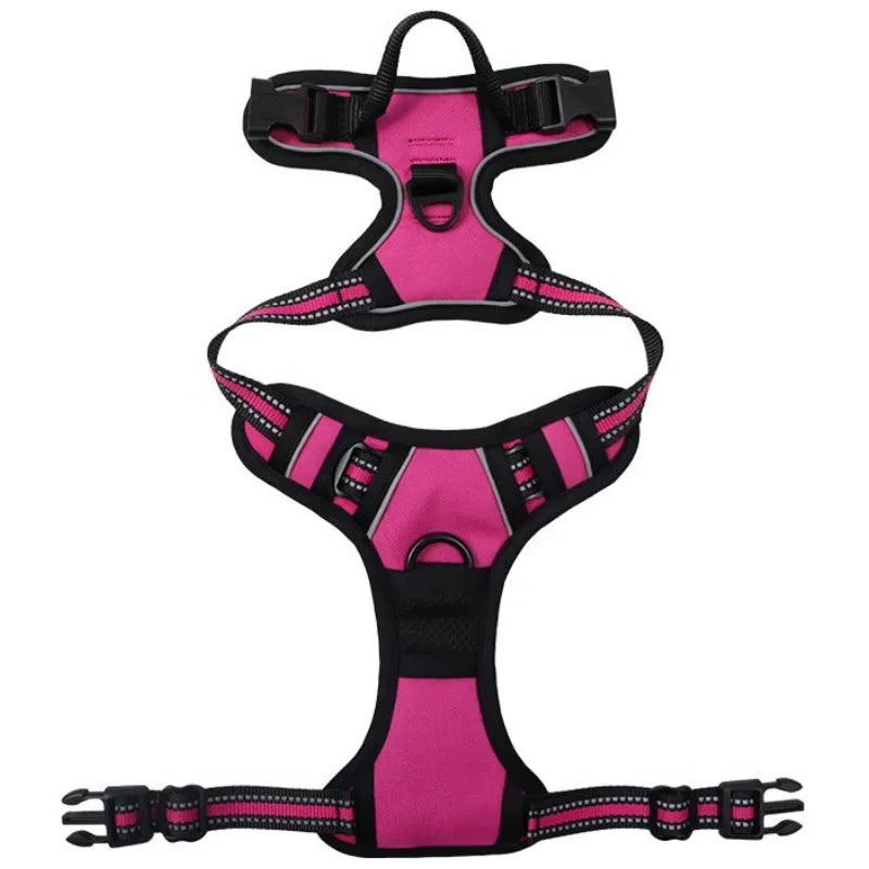 Reflective Dog Harness – Adjustable Breathable Vest for Dogs