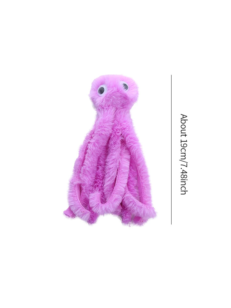 Plush Cat Toy – Cute Octopus Interactive Toy for Cats