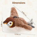 Interactive Flapping Bird Cat Toy – Rechargeable Catnip Plush