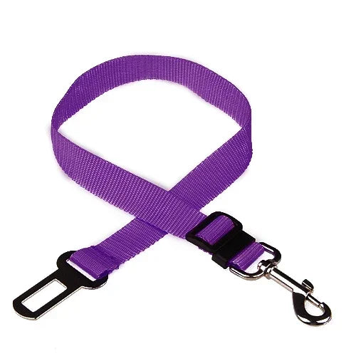 Dog Car Seat Belt – Adjustable Pet Safety Harness with Quick Release