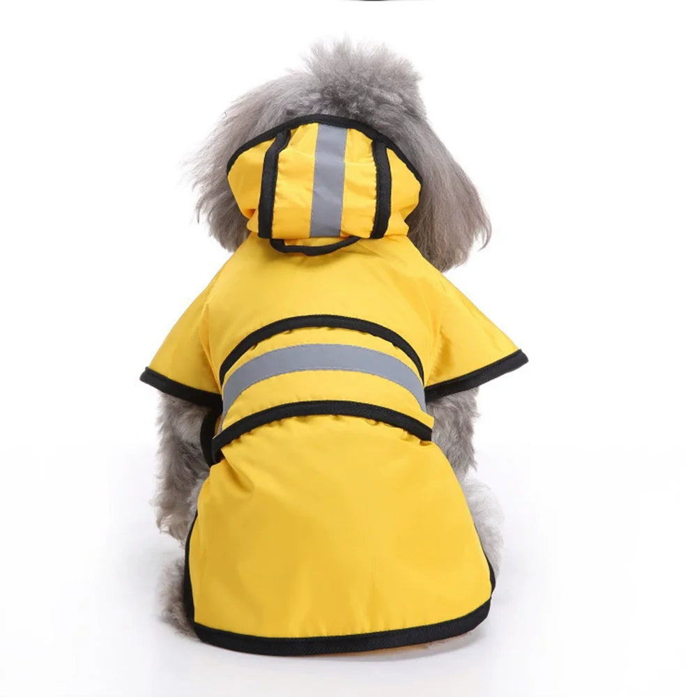 Waterproof Dog Raincoat – Adjustable Windproof Dog Rain Jacket