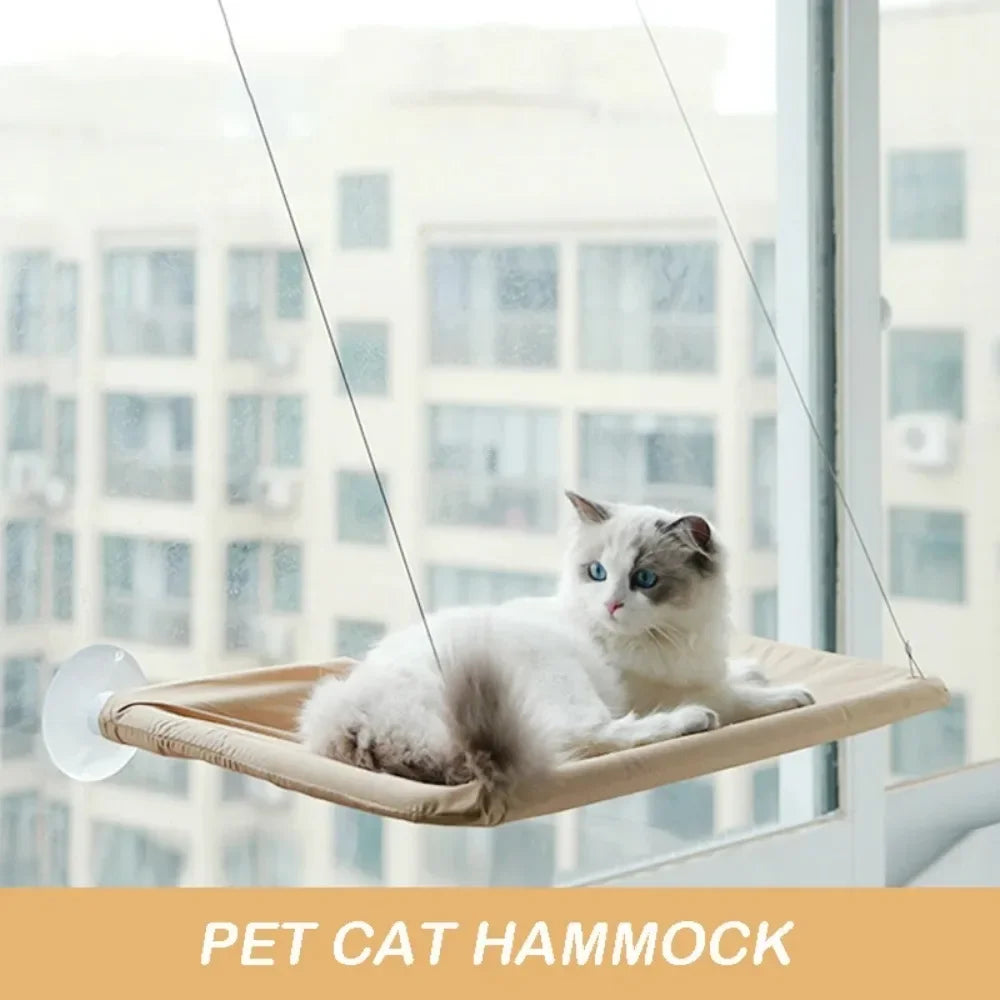 Cat Window Hammock – Hanging Bed & Sunny Window Seat for Cats