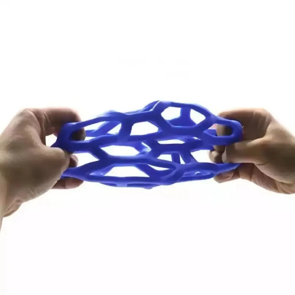 Dog Chew Toy Rubber Ball for Teeth Cleaning & Training
