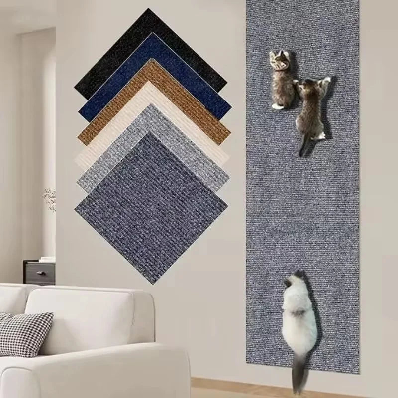 Cat Scratcher Pad Self-Adhesive Cat Scratch Mat for Furniture
