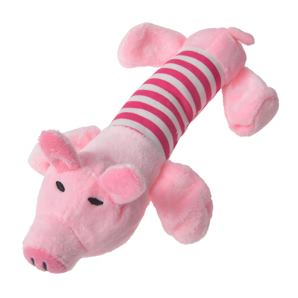 Plush Dog Toy Dinosaur Chew Toy for Small Dogs