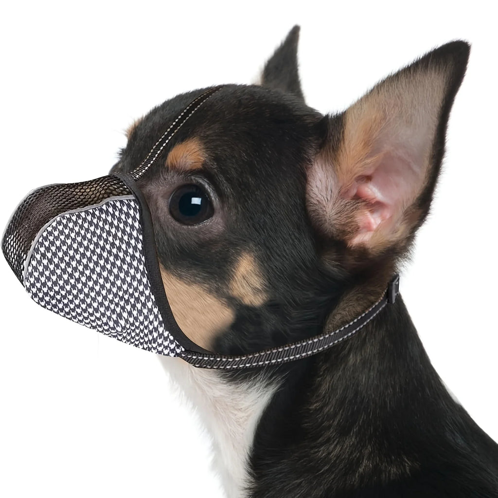 Dog Muzzle – Breathable Mesh Anti-Bark & Anti-Bite Mask