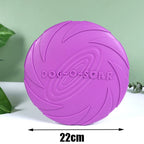 Dog Flying Disc, Soft Rubber Outdoor Toy for Training and Fetch