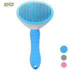 Dog Grooming Brush Self Cleaning Pet Hair Removal Comb