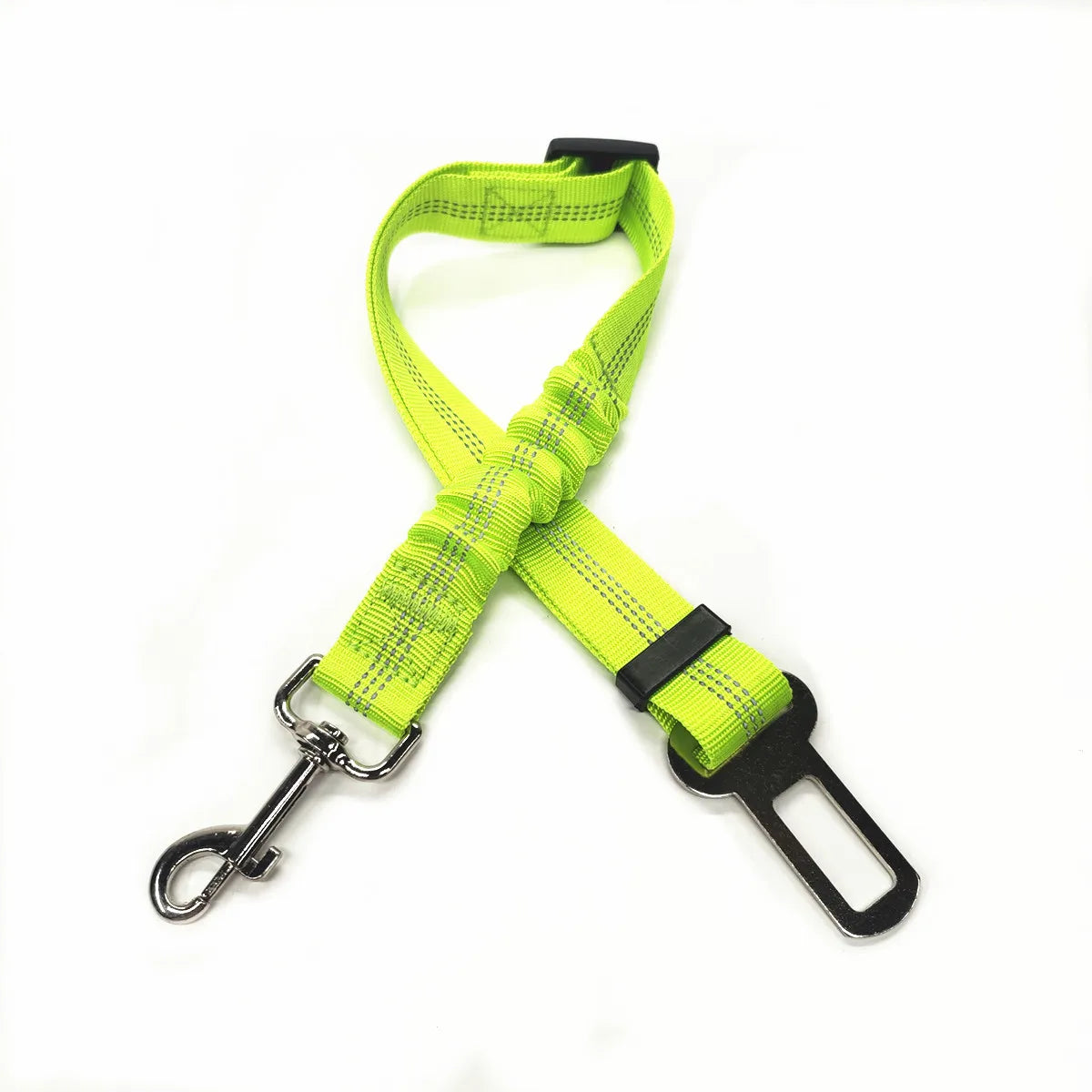 Adjustable Dog Car Seat Belt – Nylon Reflective Travel Harness