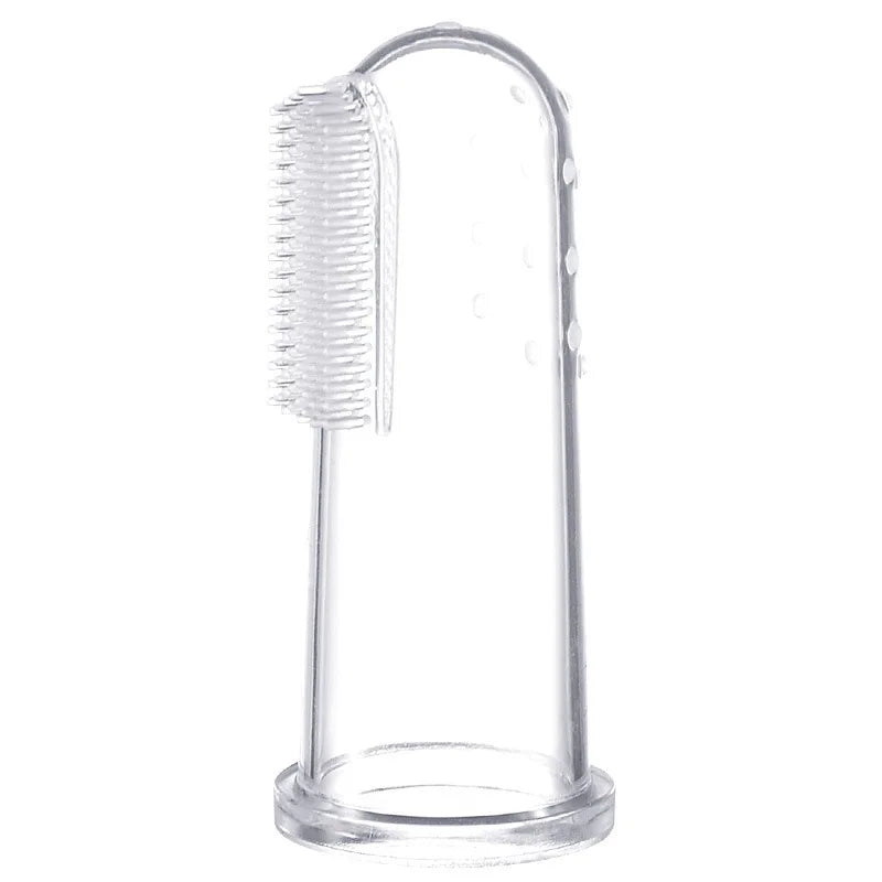Dog Finger Toothbrush Silicone Pet Dental Cleaning Brush