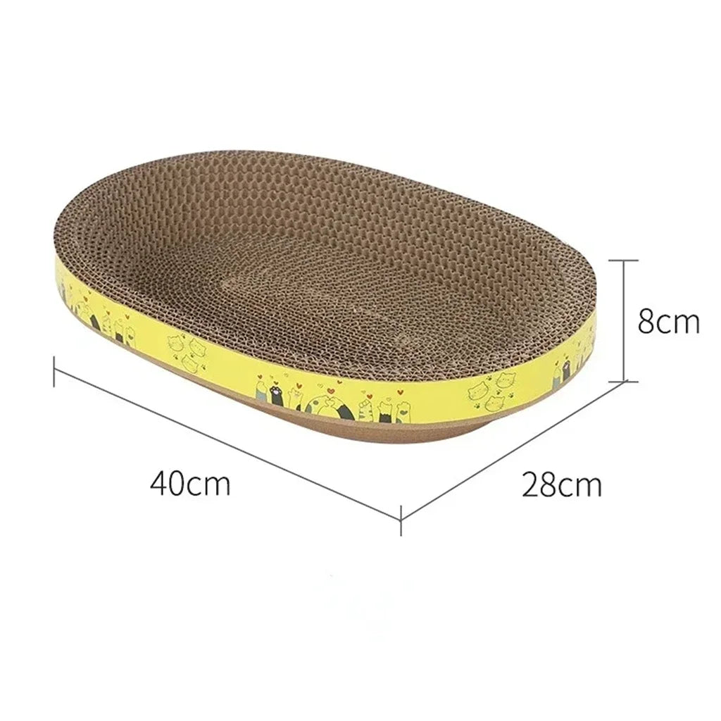 Cardboard Cat Scratcher – Corrugated Scratching Board & Lounger