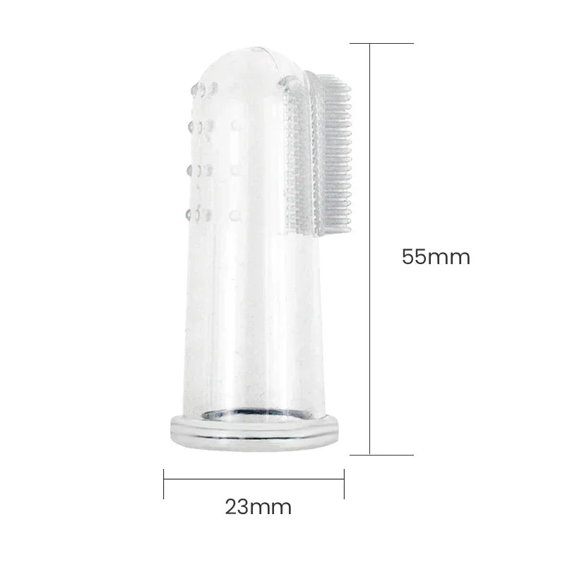 Dog Finger Toothbrush Silicone Pet Dental Cleaning Brush