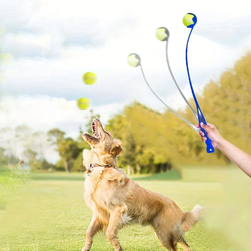 Dog Ball Launcher – Tennis Ball Thrower for Outdoor Fetch
