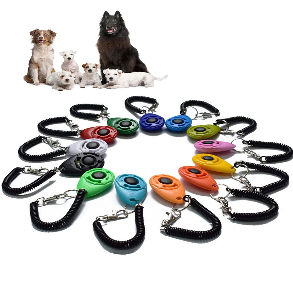 Dog Training Clicker – Pet Trainer with Adjustable Wrist Strap