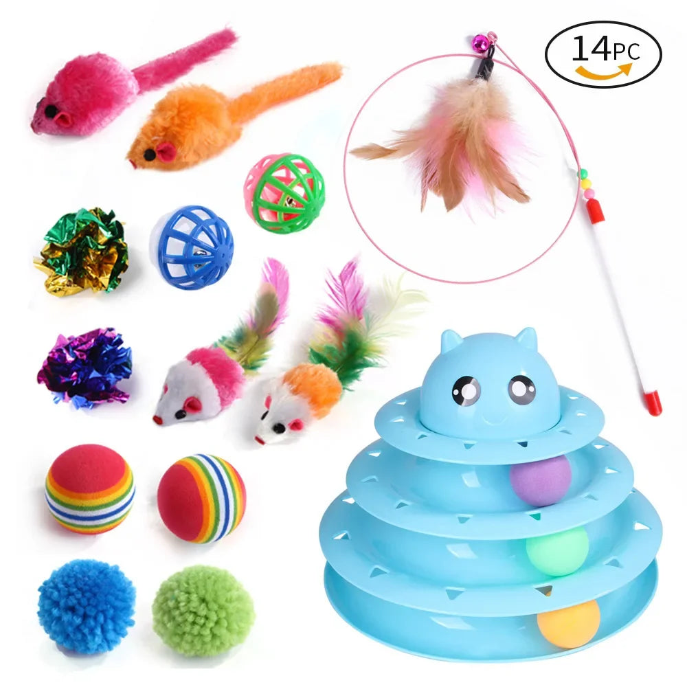 Cat Toy Set – 20 Piece Interactive Variety Toys for Cats
